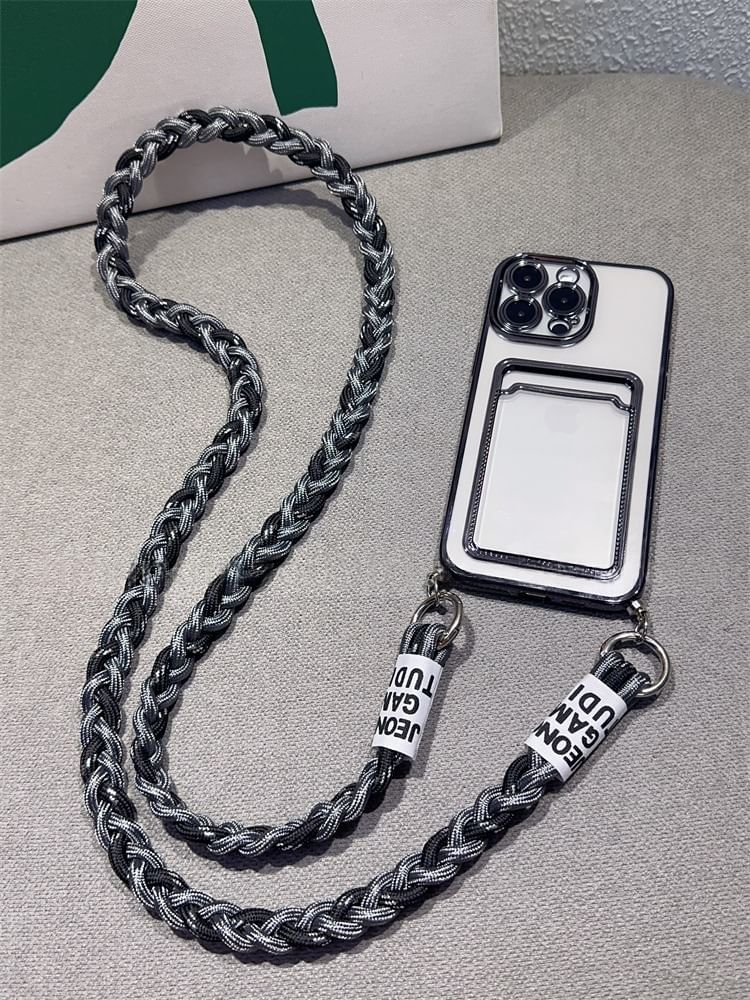 with Braided Strap Lanyard Pad and Phone