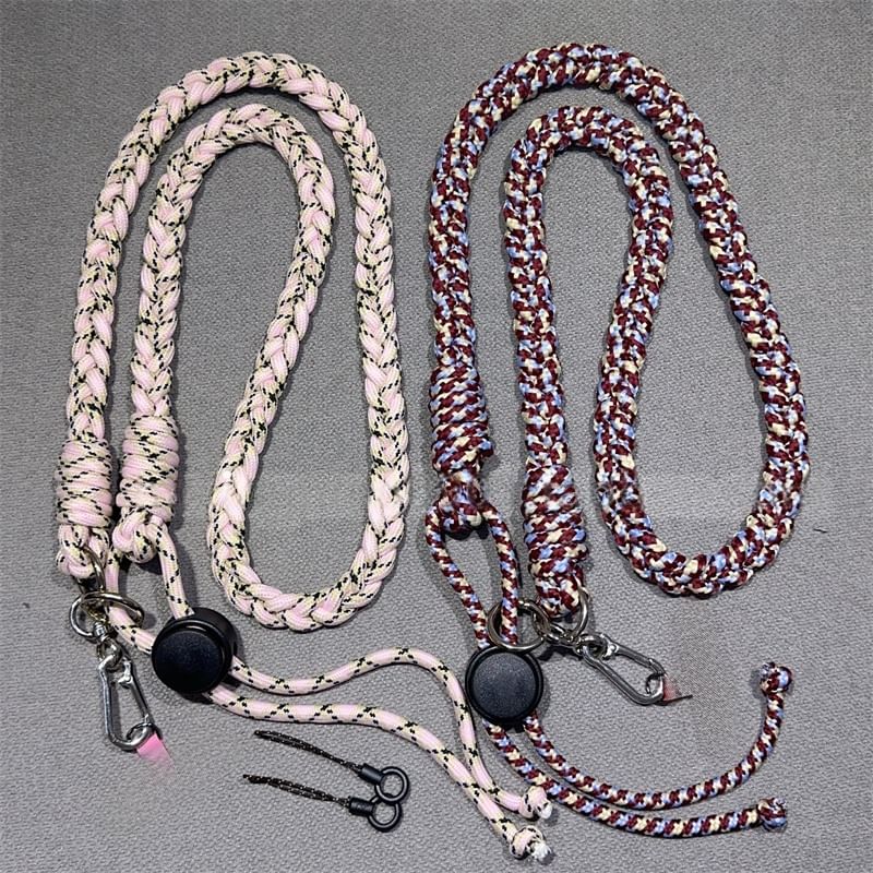 Braided Strap Phone Pad with Lanyard and