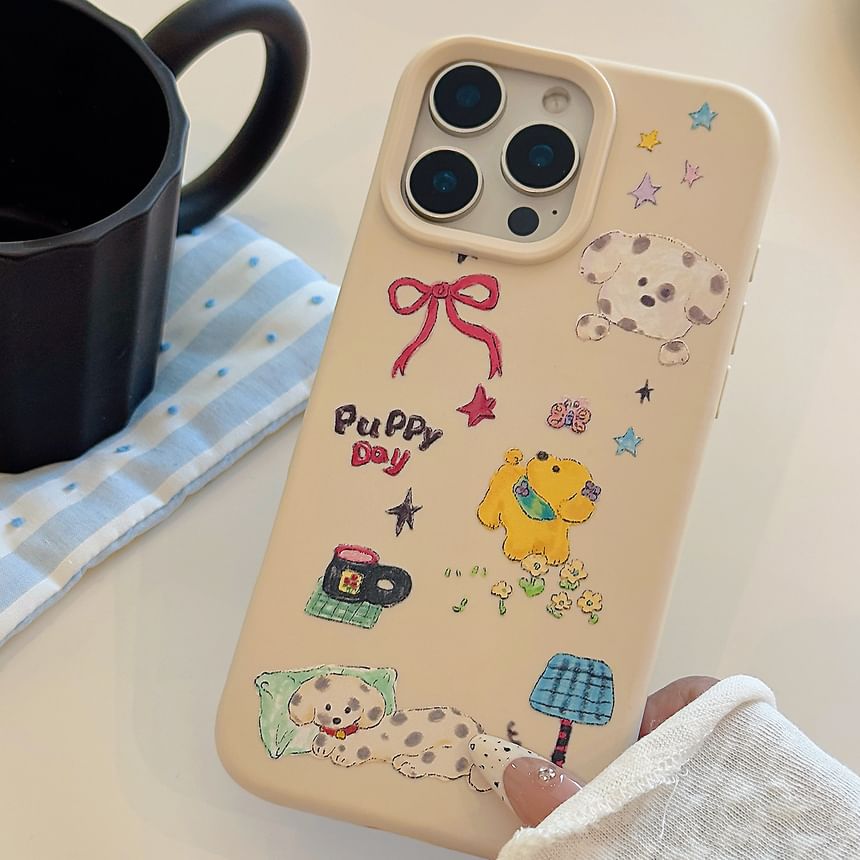Phone Case Cartoon Print Dog