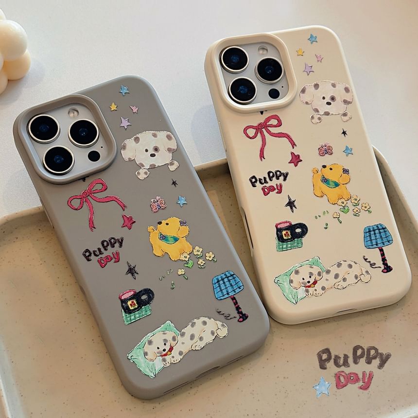 Phone Case Cartoon Print Dog