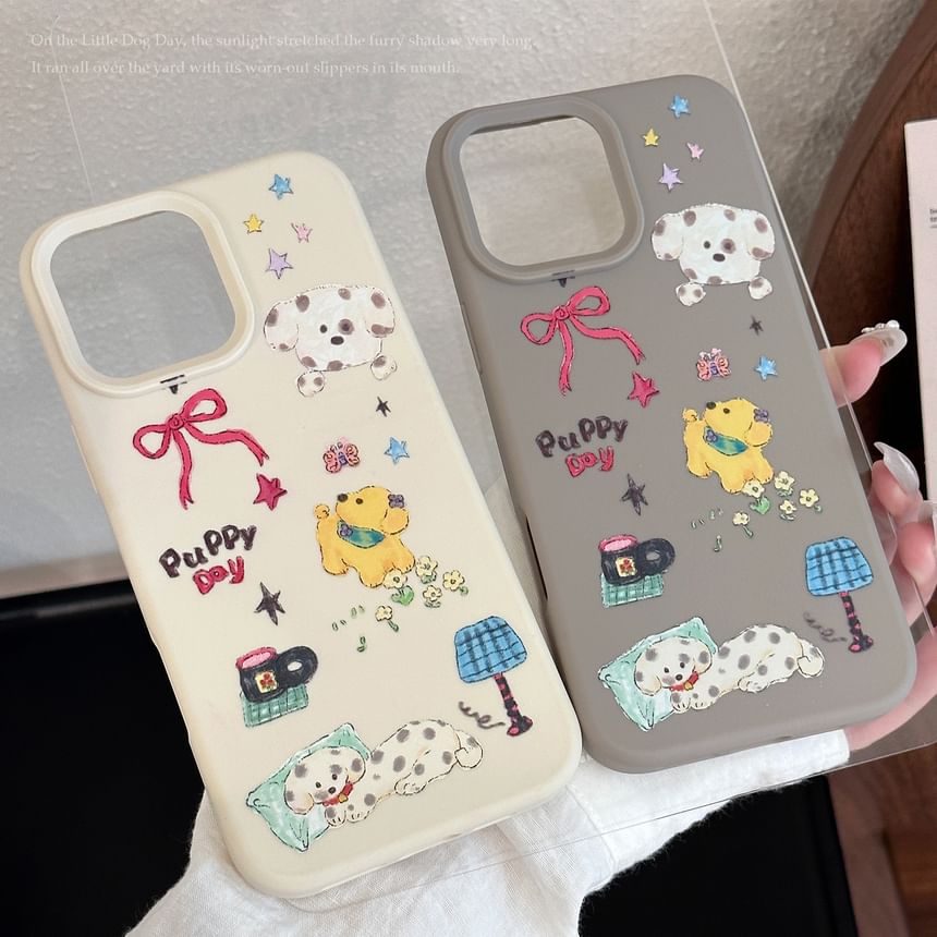 Phone Case Cartoon Print Dog