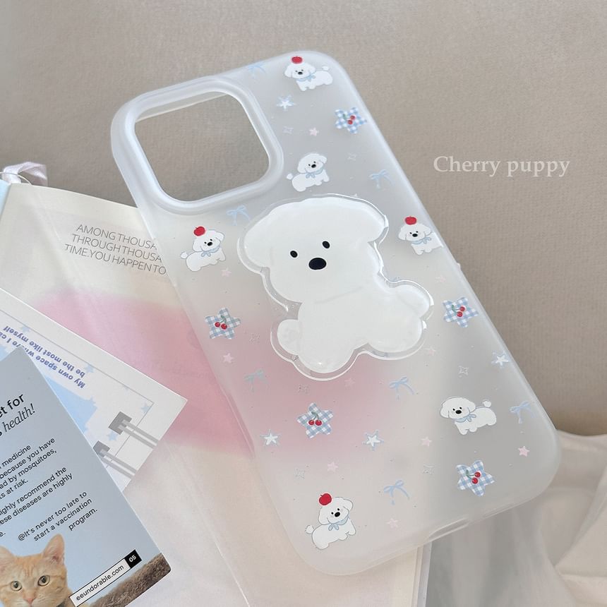 Phone Case Cartoon Dog Print