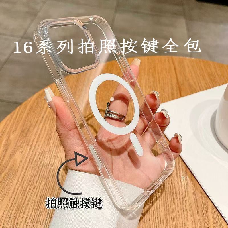 Magnetic Transparent MagSafe) (Compatible with Case Dog Phone