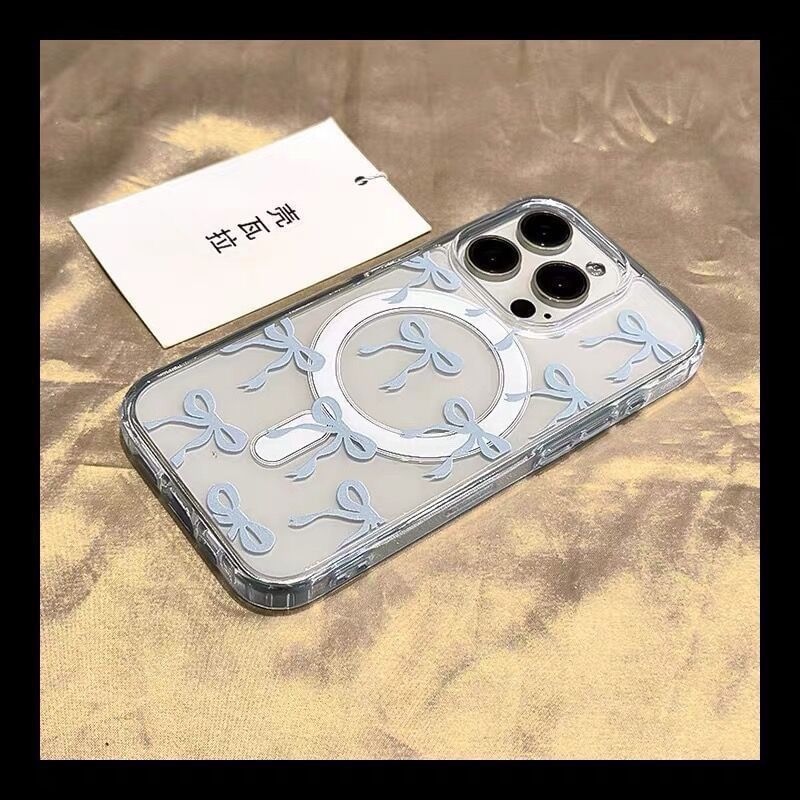 Bow Magnetic Phone MagSafe) (Compatible with Transparent Case