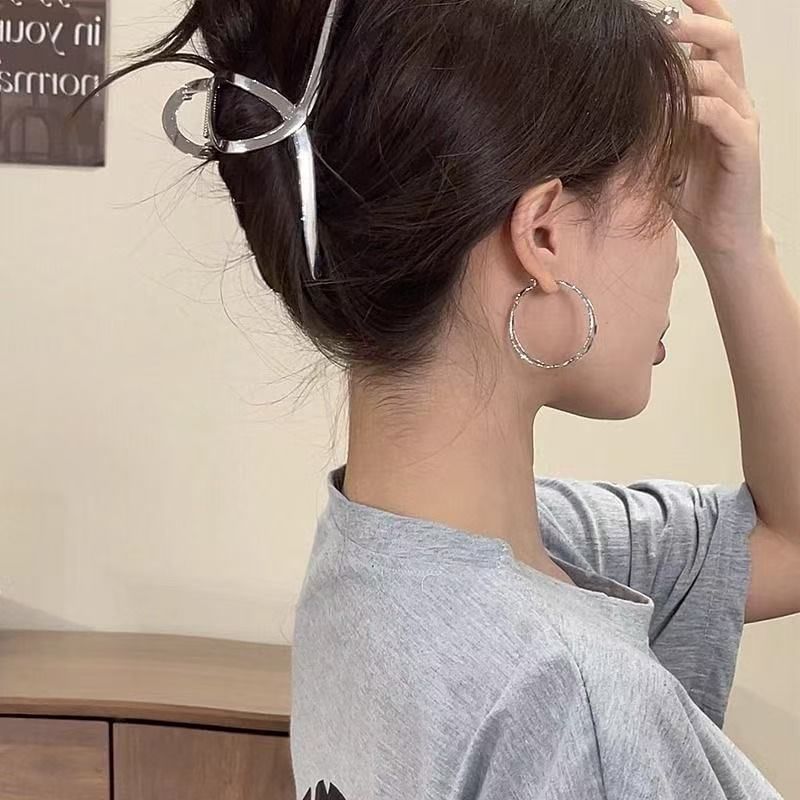 Earring Hoop Layered Alloy