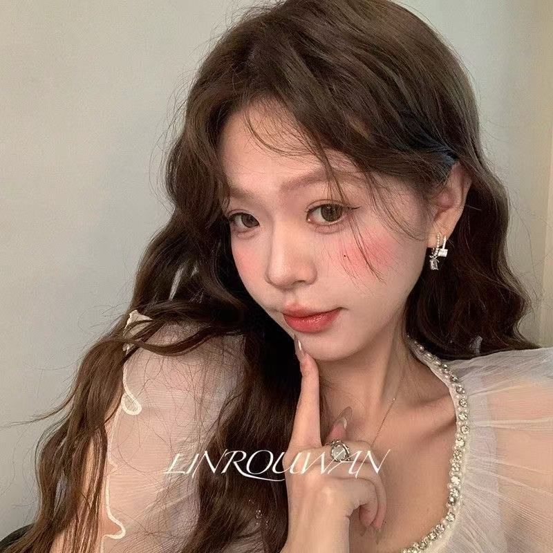 Drop Earring Rhinestone Alloy