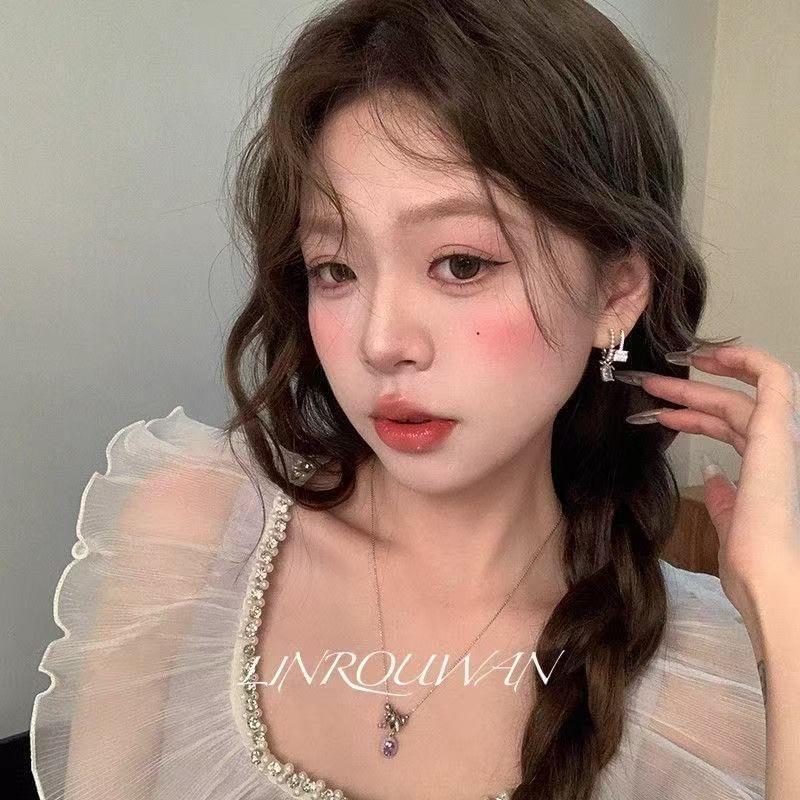 Drop Earring Rhinestone Alloy