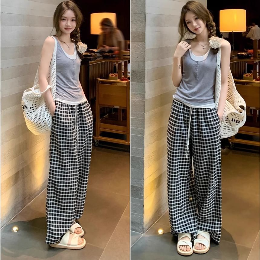 Double-Strap Slide Sandals