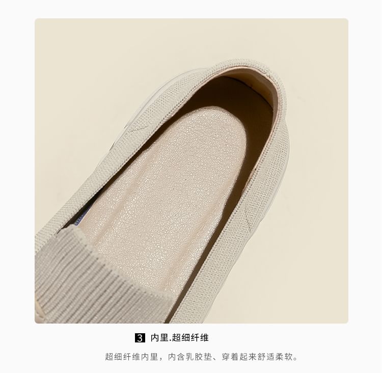 Slip-Ons Platform Buckled