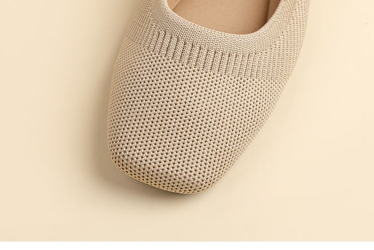 Chaussures Mary Jane à bout carré