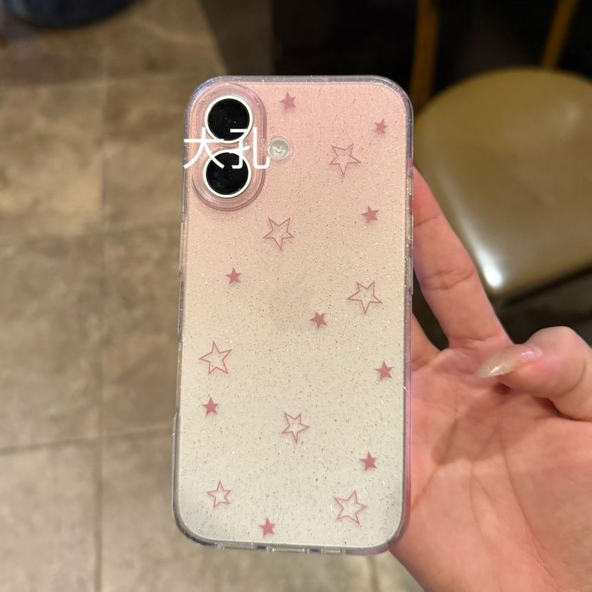 Star Glitter Phone Case