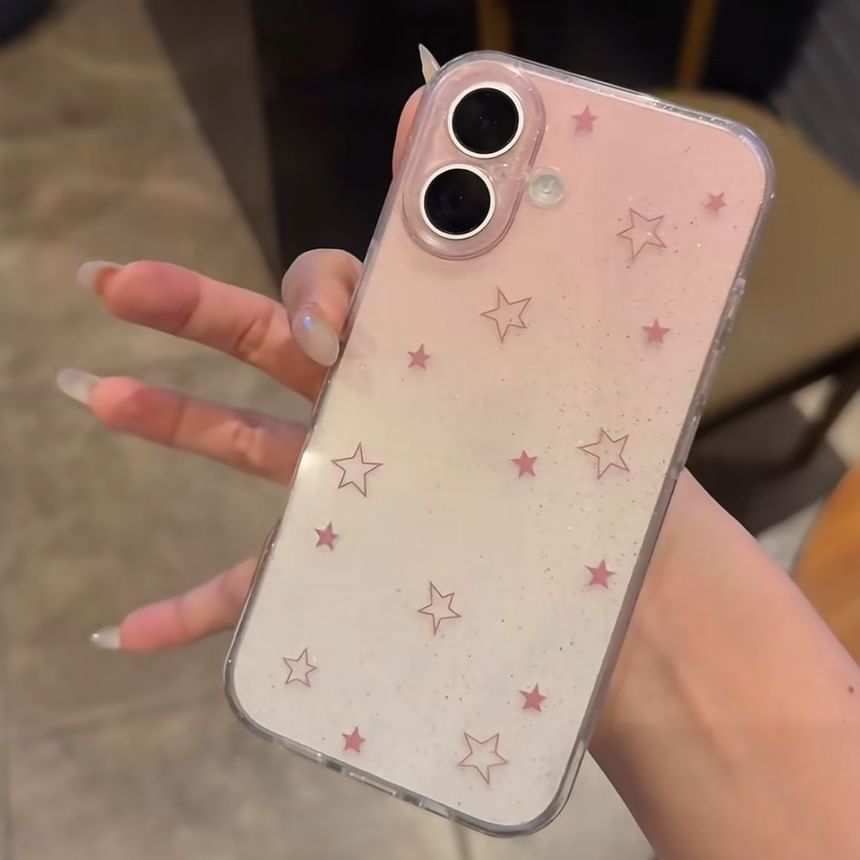 Star Glitter Phone Case