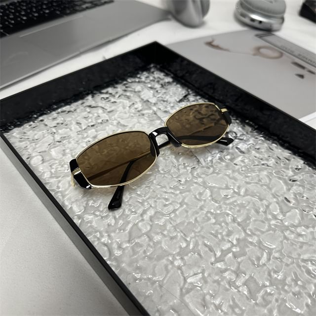 Rectangular Plain Sunglasses