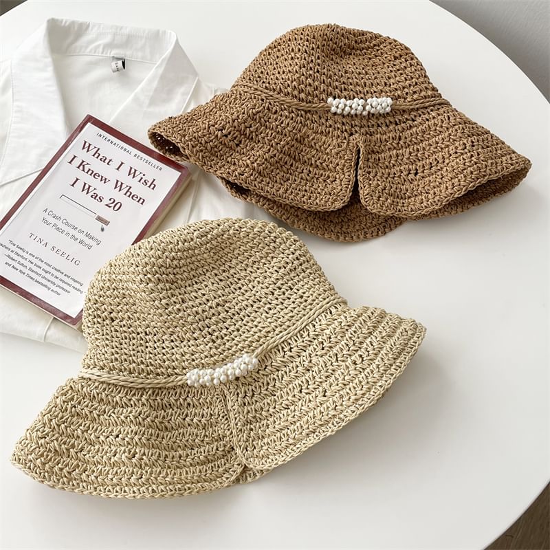Cloche Straw Hat