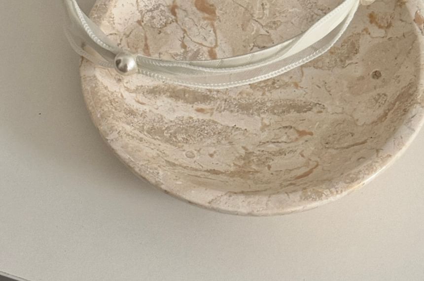 Mesh Faux Headband Pearl