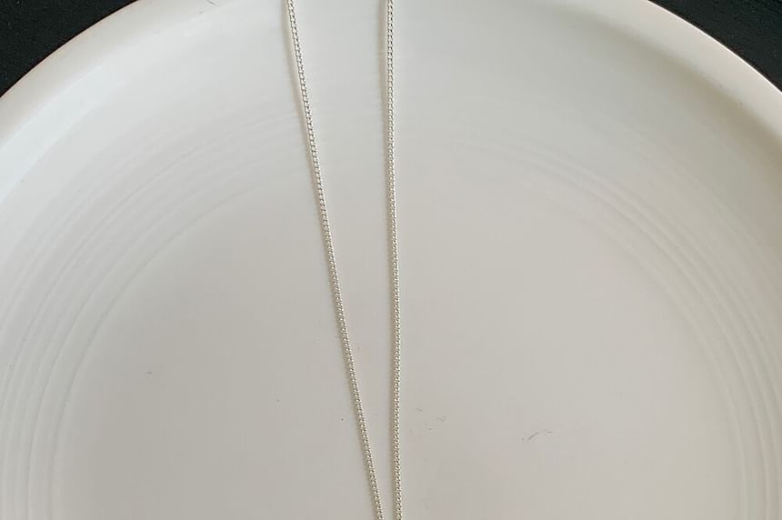 Pendant Necklace Sterling Silver Bead