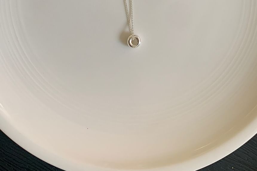 Pendant Necklace Sterling Silver Bead