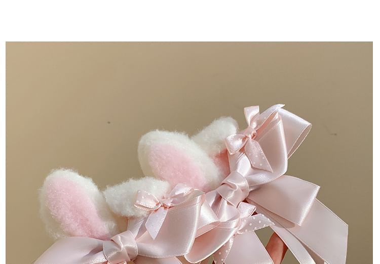/ Set Rabbit Clip Ear Hair Bow