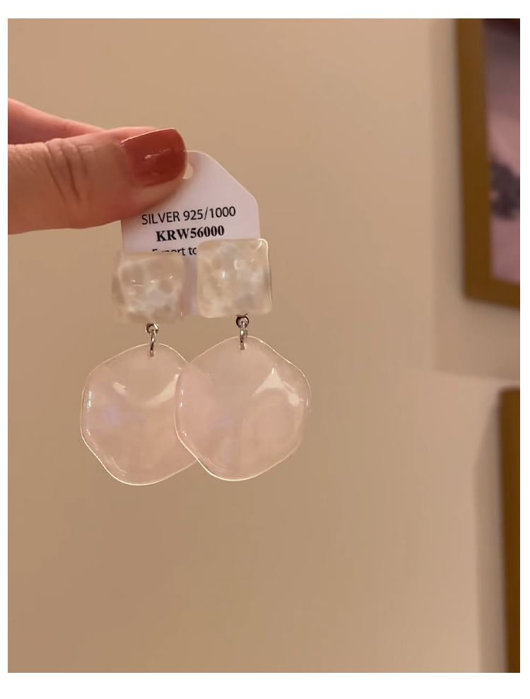 Geometric Earring Drop