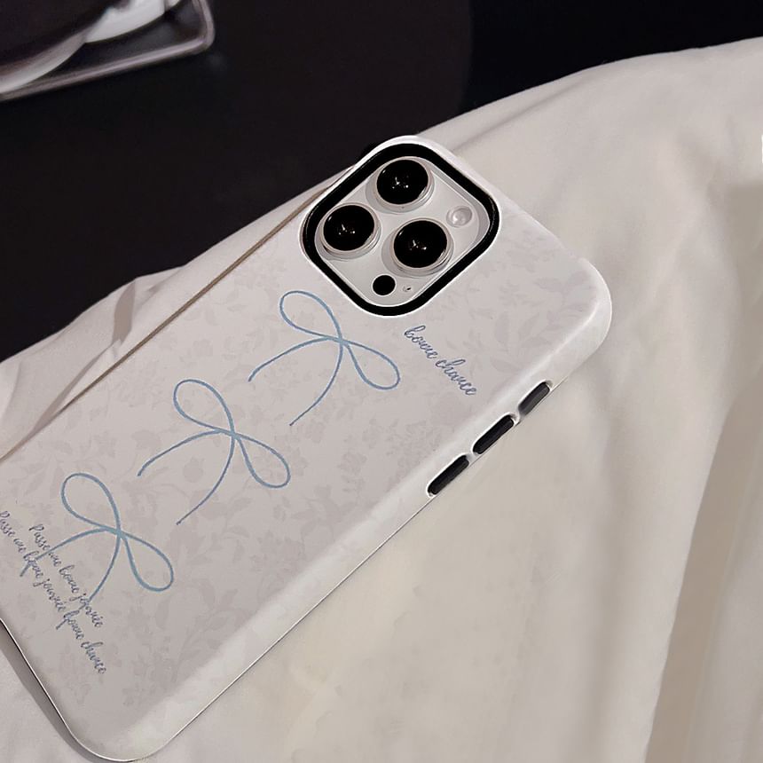 Bow Charm Case / Lace Set Phone