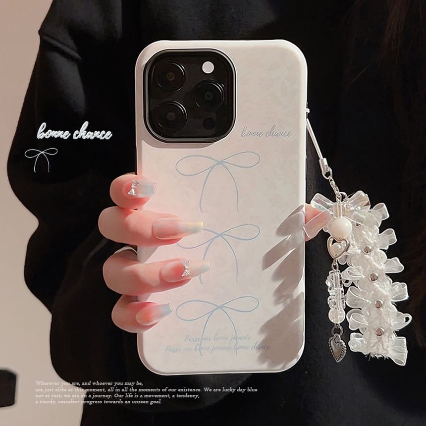Bow Charm Case / Lace Set Phone