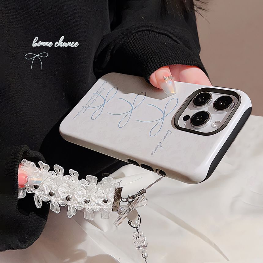 Bow Charm Case / Lace Set Phone