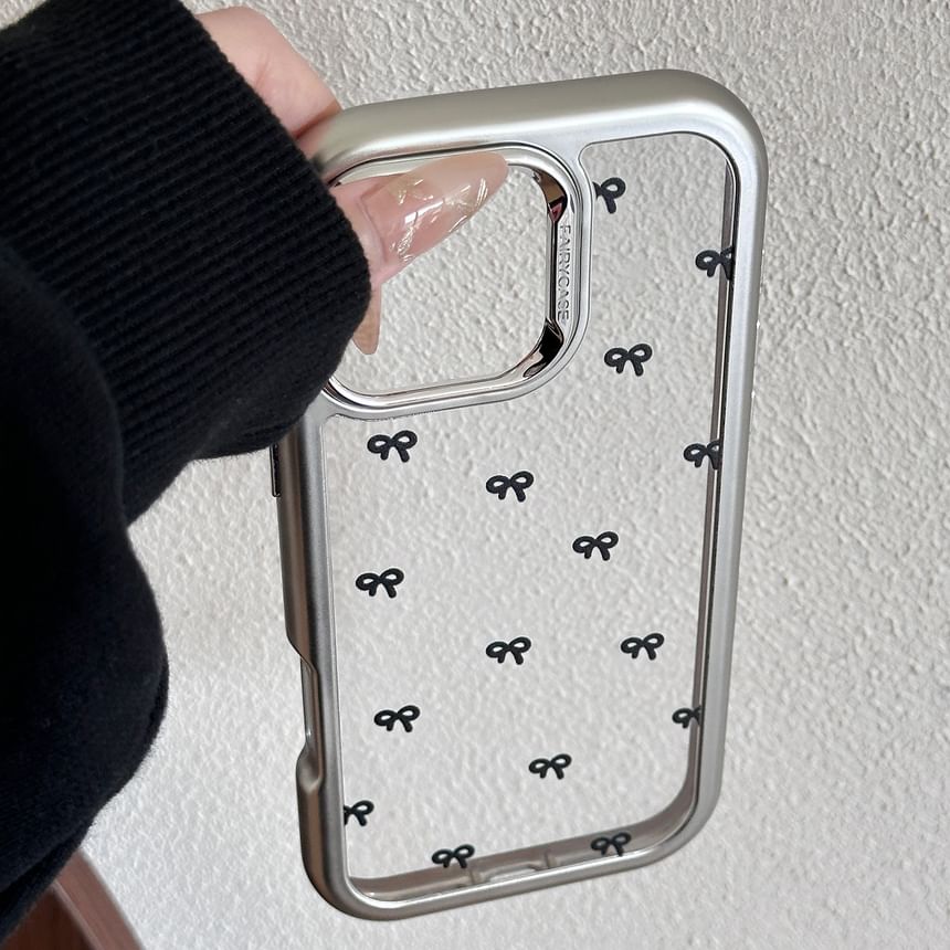 Dot Phone Case Bow / Polka