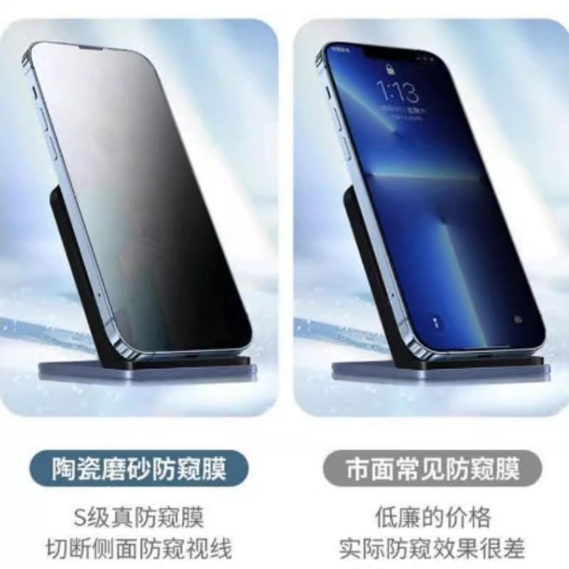 Privacy Protector Glass Tempered Set of Clear Film 2: / Screen