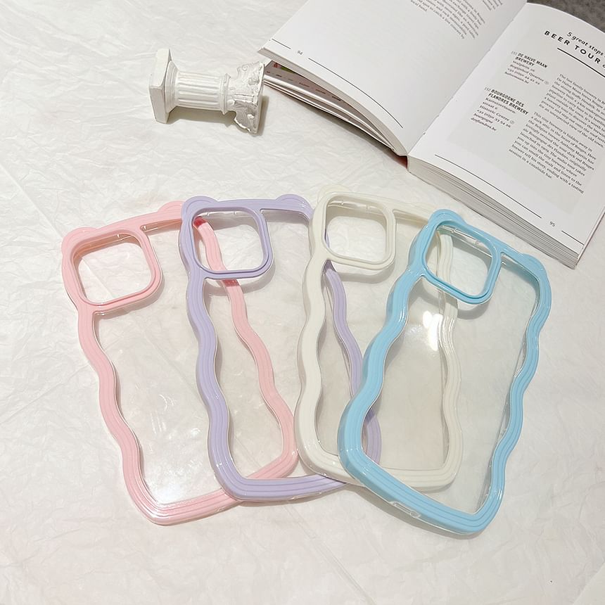 Case Transparent Bear Ear iPhone