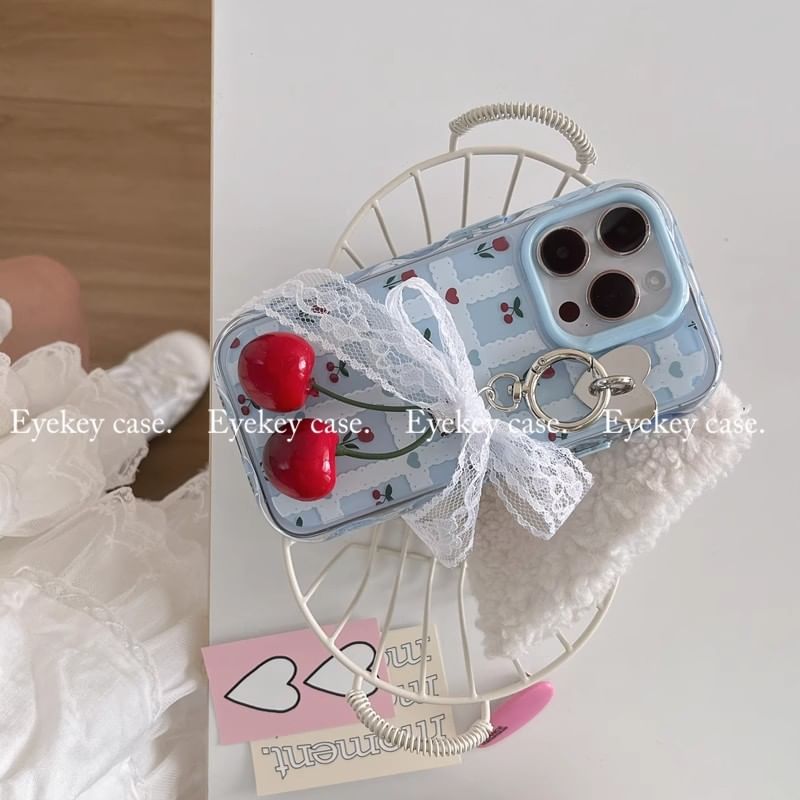 Case Charm / Set Print iPhone Floral