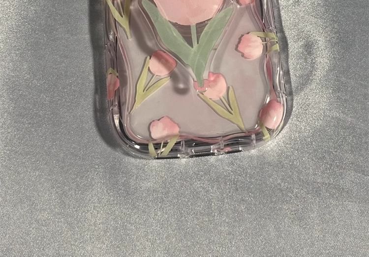 iPhone Floral / Stand Print Case Set