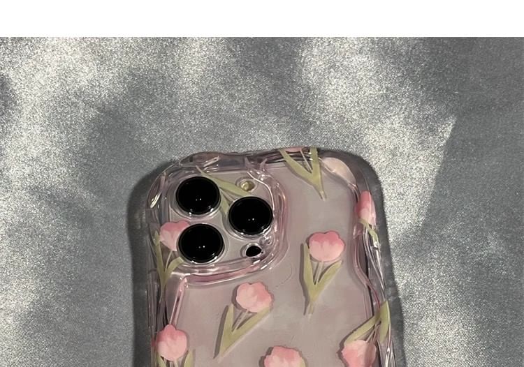 iPhone Floral / Stand Print Case Set