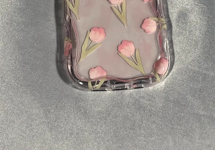 iPhone Floral / Stand Print Case Set