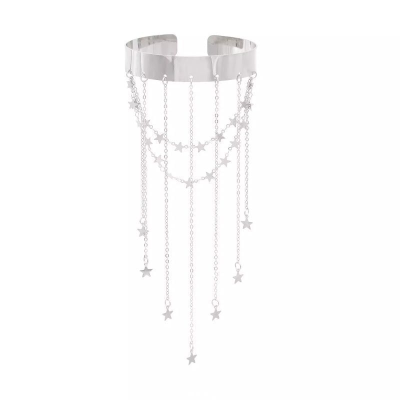 Armlet Open Fringed Alloy Star