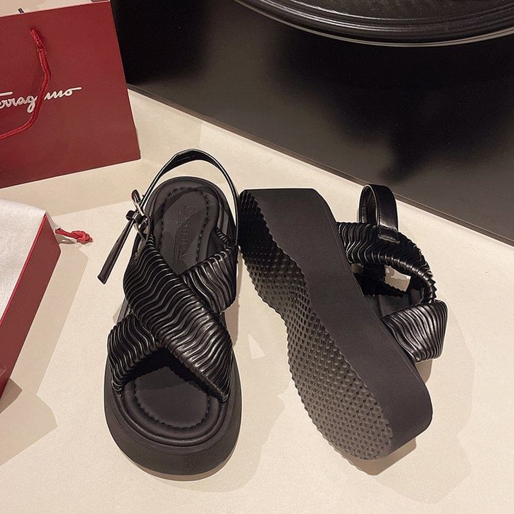 Sandals Cross Platform Criss