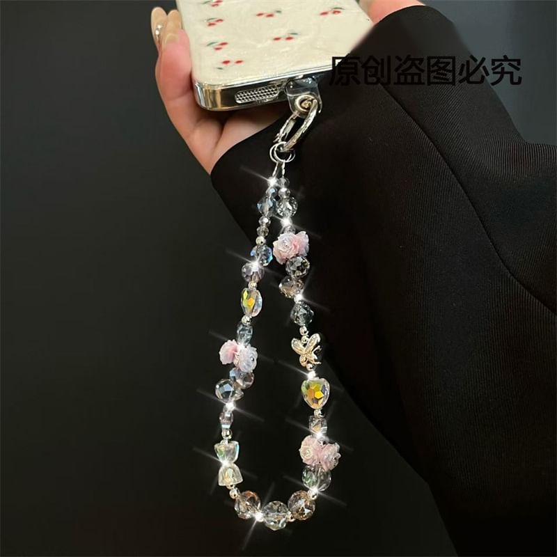 with Pad Lanyard Flower Phone