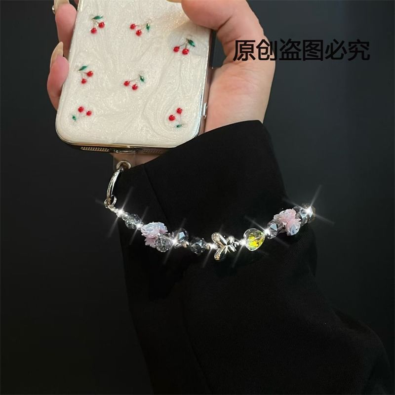 with Pad Lanyard Flower Phone