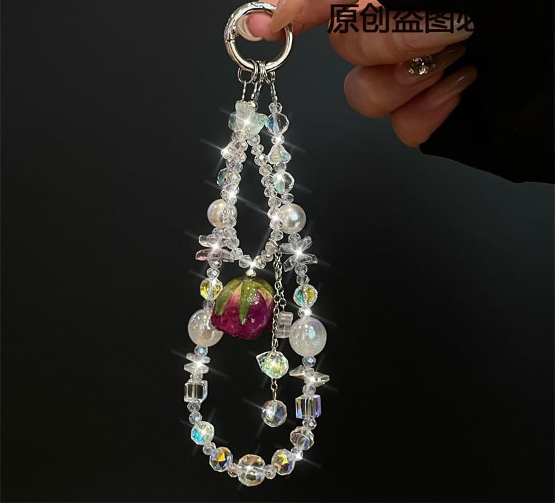 Phone Beaded with Pad Lanyard