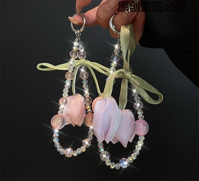 Pad with Phone Lanyard Flower