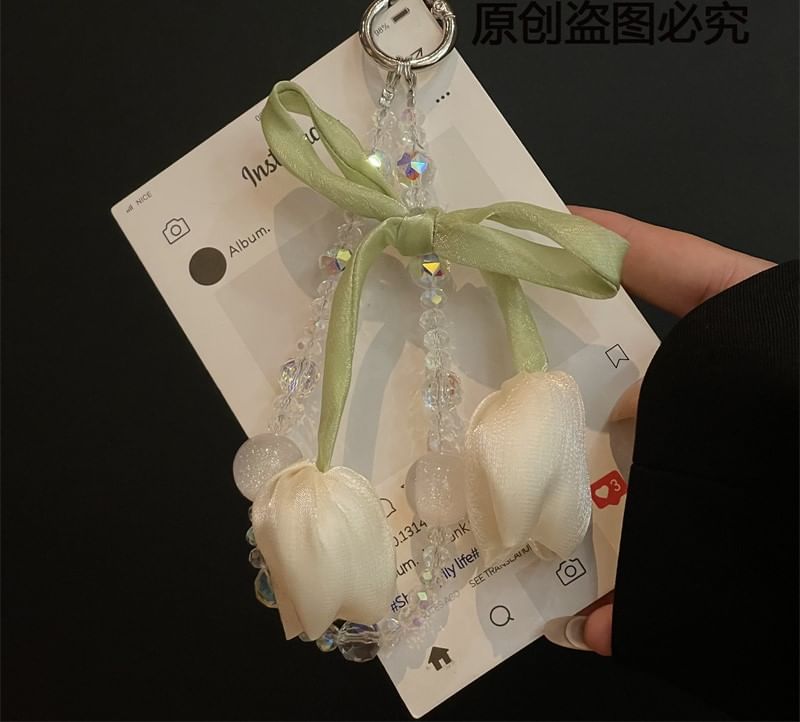 Pad with Phone Lanyard Flower