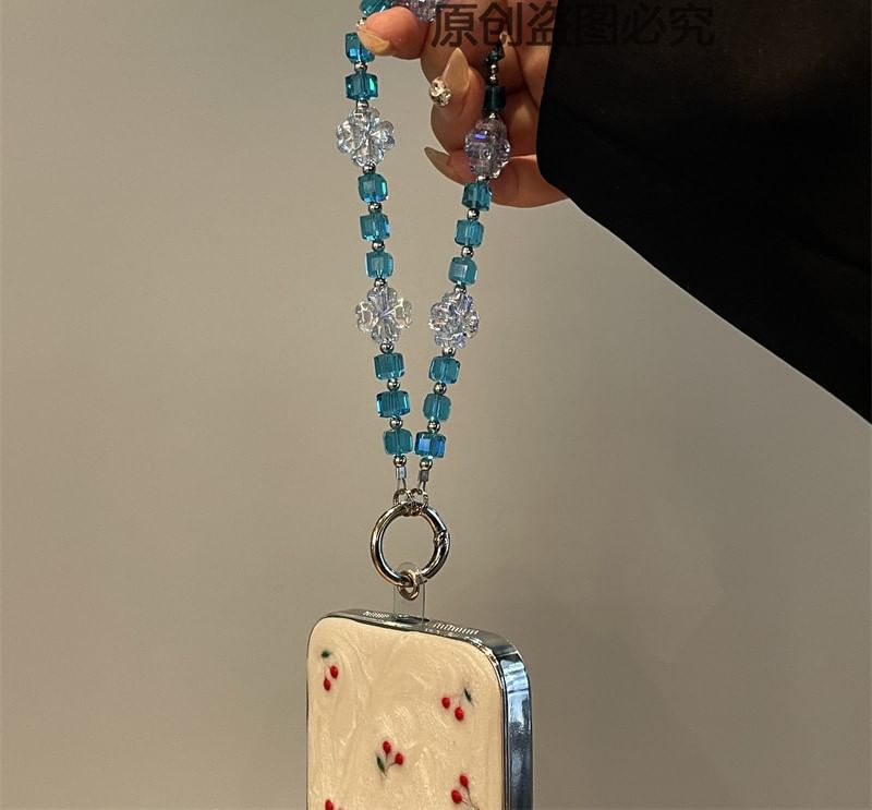 Phone Beaded Lanyard