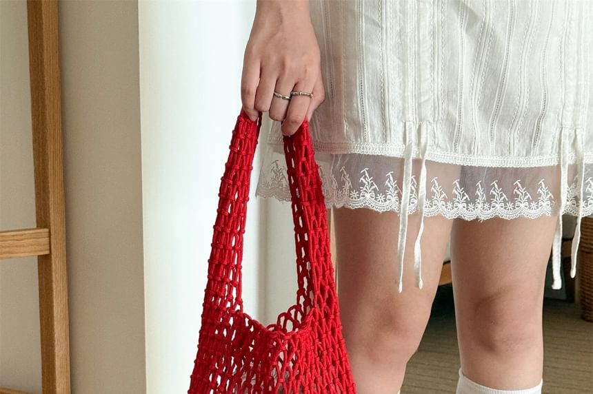 Plain Perforated Bag Tote