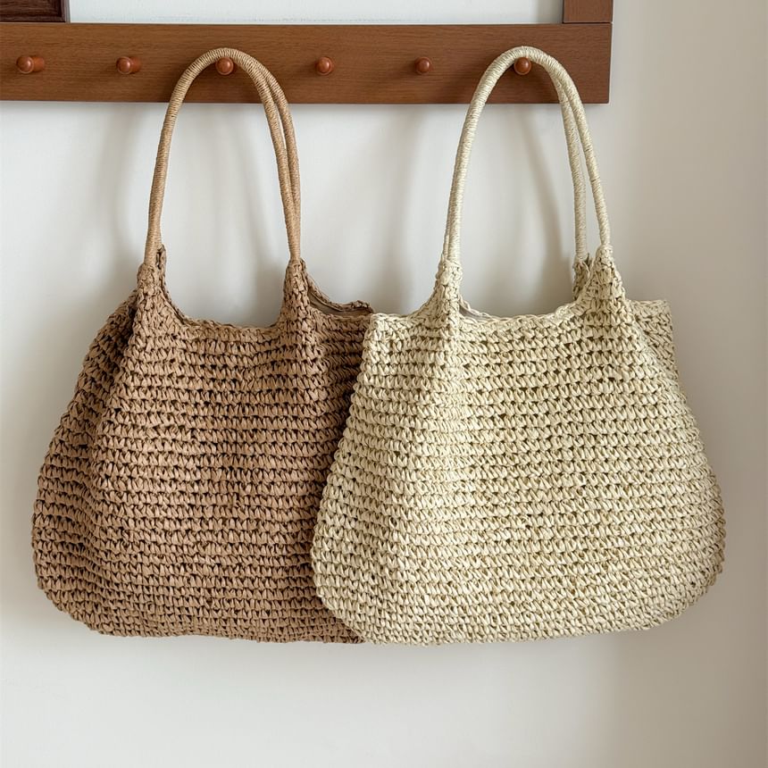 Bag Tote Plain Straw