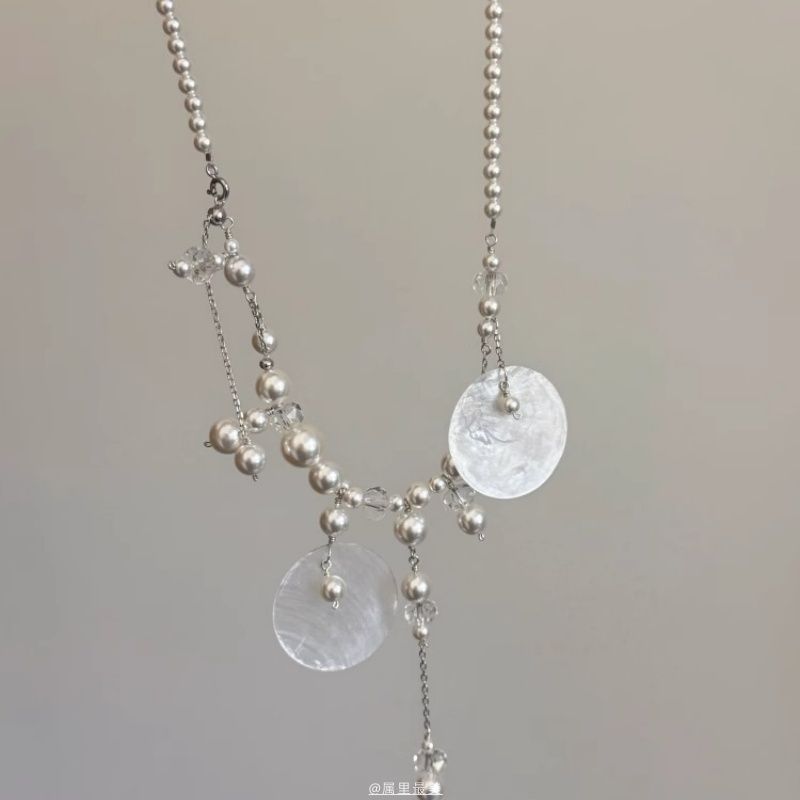 Necklace Pearl Faux