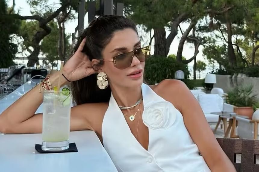 Vest Accent Halter Plain Crop Flower Back V-Neck Open Single-Breasted