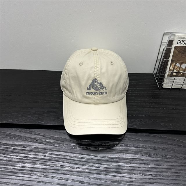 Baseball Embroidered Mountain Cap