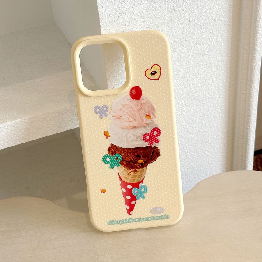 Print Case Ice Cream Phone