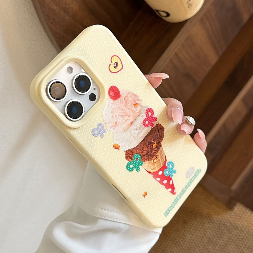 Print Case Ice Cream Phone