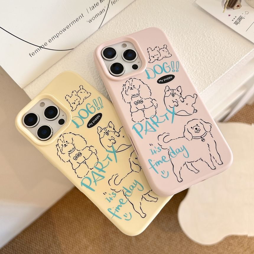 Phone Print Dog Case