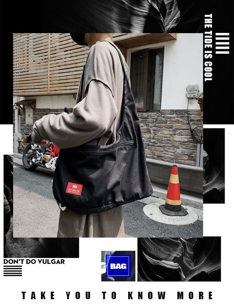 Tag Bag Lettering Messenger